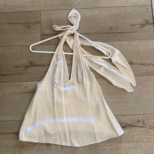 Rebecca Taylor Silk Halter Top